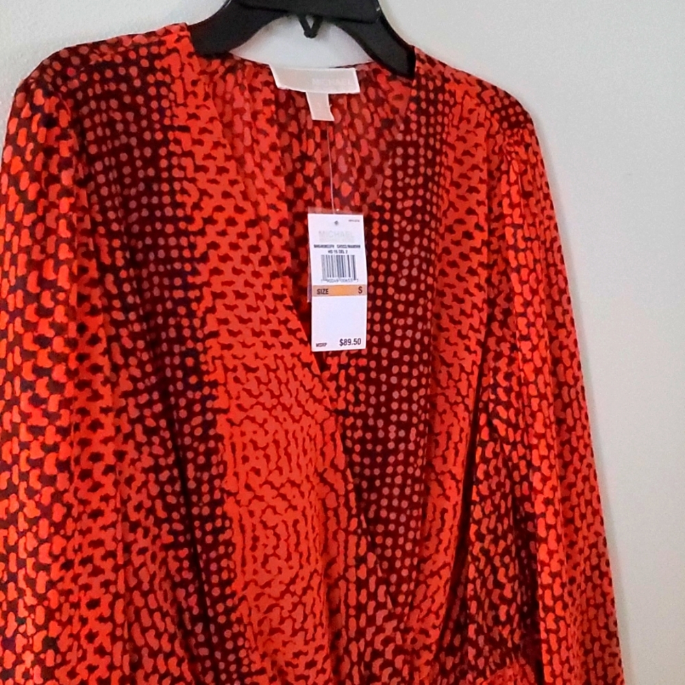 Michael Kors peplum waist blouse